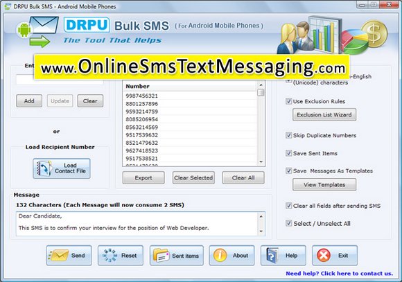 Android SMS App