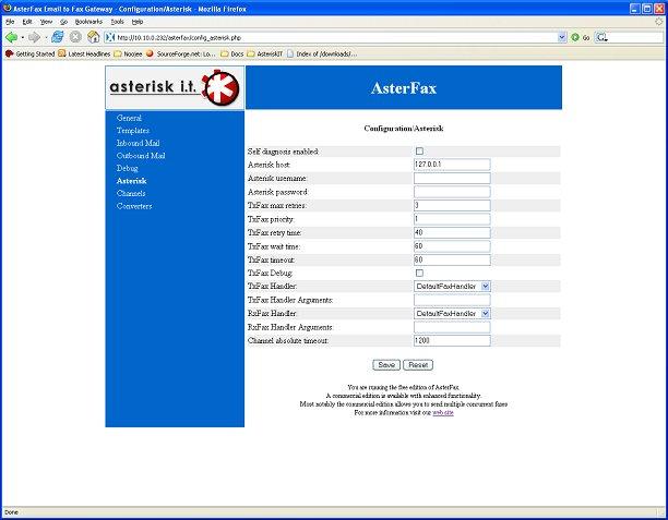 AsterFax - Asterisk Email to Fax Gateway