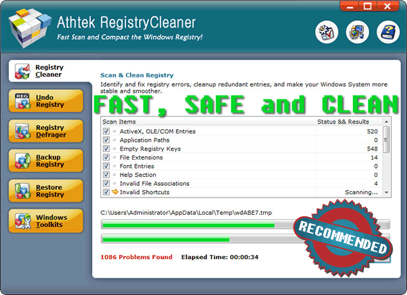 AthTek RegistryCleaner