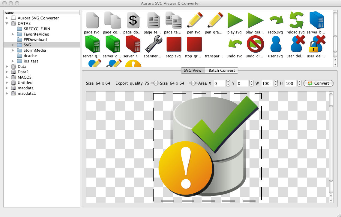 Aurora SVG Viewer & Converter for mac