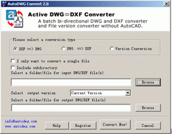 AutoDWG DWG DXF Converter 2008.10
