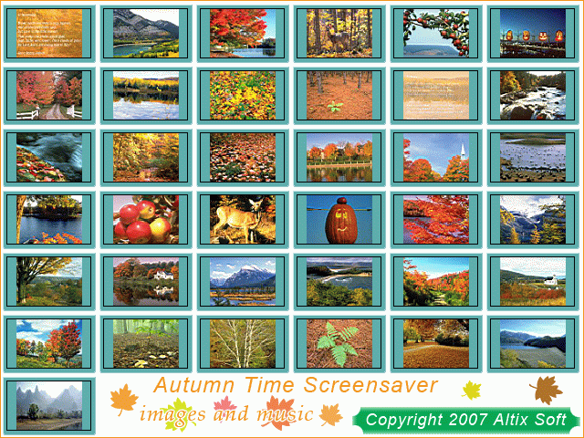 Autumn Time Screensaver