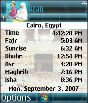 Azan Times for Worldwide Prayers For Mobile Phones