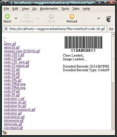 BarBara Barcode Library
