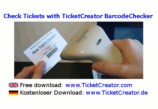 BarcodeChecker - Eintrittskarten prufen