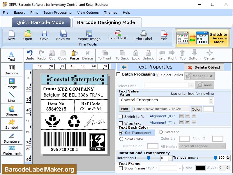 Barcode Inventory Management Software