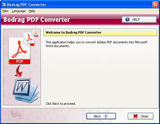 Bodrag PDF Converter
