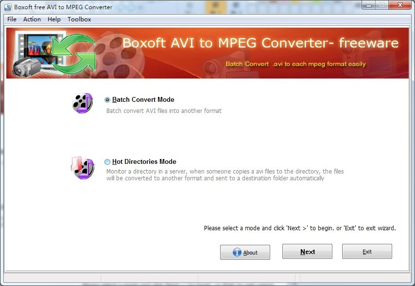 Boxoft AVI to MPEG Converter (freeware)