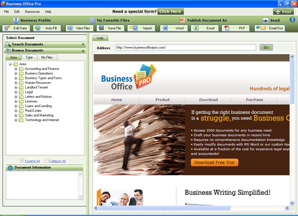 Businessofficepro Legal Forms and Templates