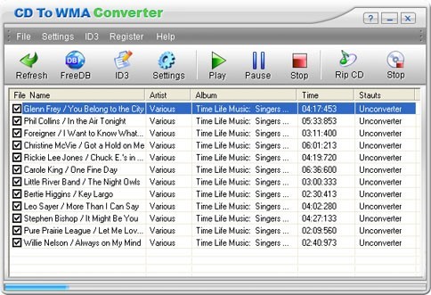 CD To WMA Converter