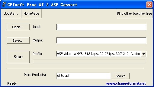 CFTsoft Free QT 2 ASF Convert
