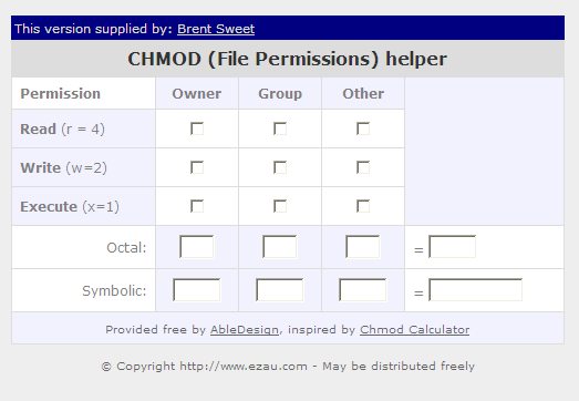 CHMOD Calc by Cheap Hotel Rates