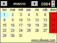 CalendarioMes