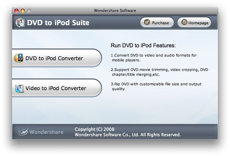 Christmas Discount Mac DVD to iPod + Video to iPod Converter