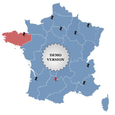 Click-and-Drag Map of France