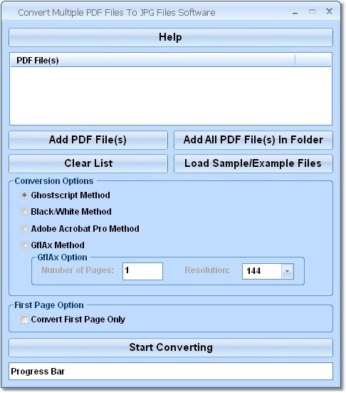 Convert Multiple PDF Files To JPG Files
