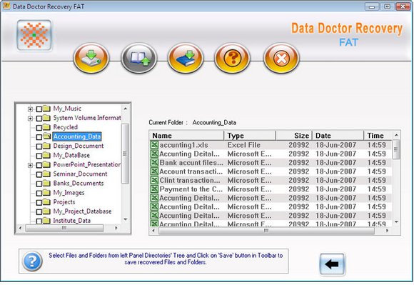 Data Doctor Recovery FAT Partition