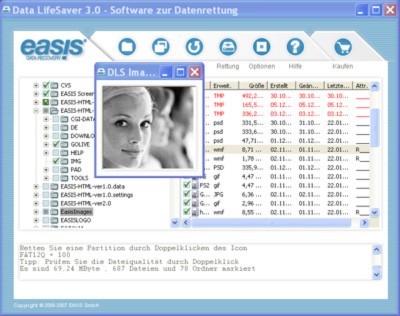 Data LifeSaver - Datenrettungssoftware