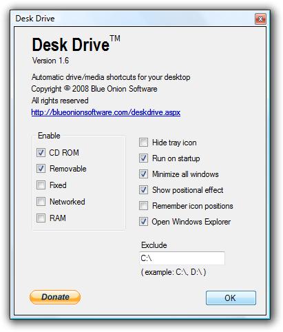 Desk Drive 64-bit