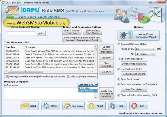 Download Bulk SMS Software