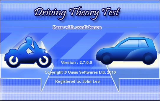 Driving theory test questions and hazard perception clips - Car bike 2009-10