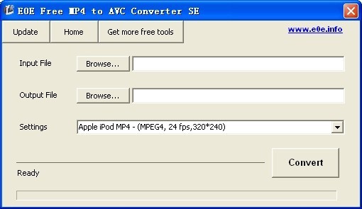 E0E Free MP4 to AVC Converter SE