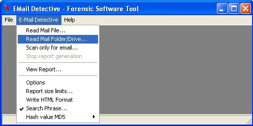 EMail Detective - Forensic Software Tool