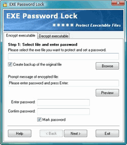 EXE Password Lock