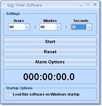 Egg Timer Software
