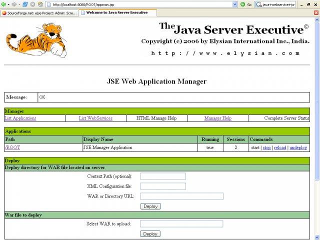 Elysian Java Server Executive