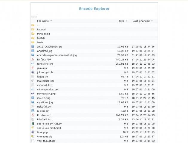Encode Explorer