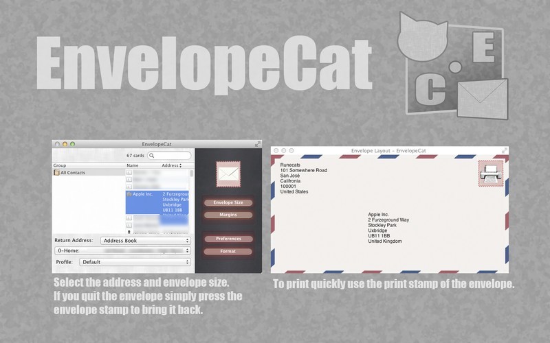 EnvelopeCat - Envelope Printer