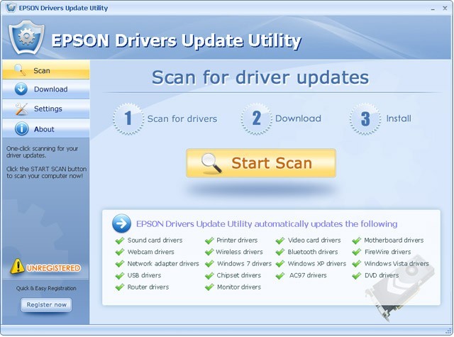 Epson Drivers Update Utility For Windows 7 64 bit