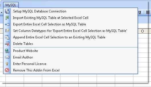 Excel MySQL Import, Export & Convert Sof