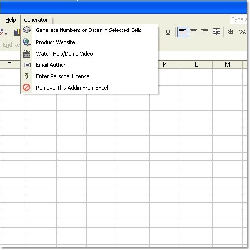 Excel Random Data (Numbers, Dates, Characters and Custom Lists) Generator Software