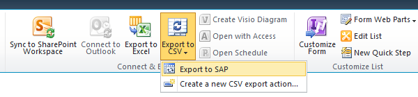 Exporter Listes SharePoint a Excel/CSV
