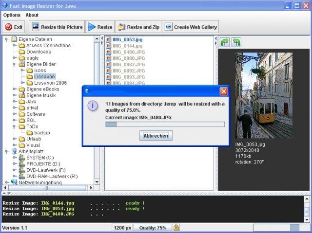 Fast Image (JPG) Resizer for Java