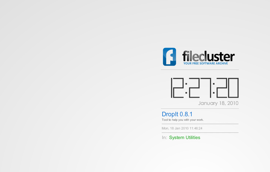 FileCluster Screensaver
