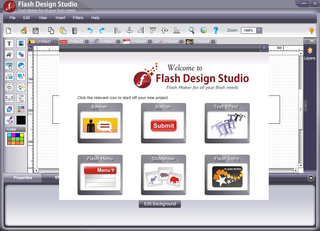 Flash Design Studio Flash Software