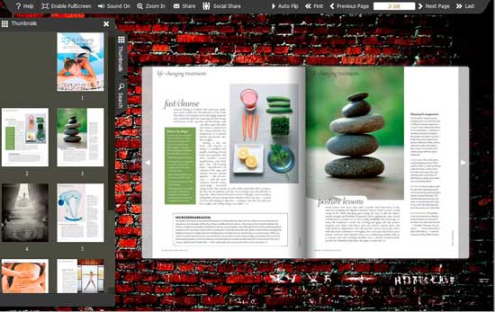 FlipBook Creator Themes Pack - Red Brick