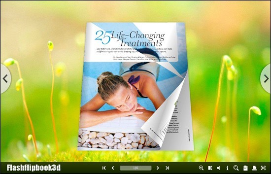 Flipping Book 3D Themes Pack: Spring