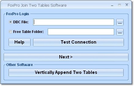 FoxPro Join Two Tables Software