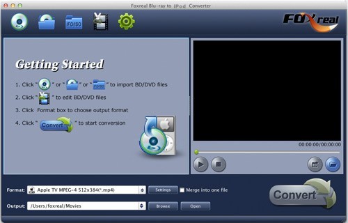 Foxreal Blu-ray to iPod Converter for Mac V