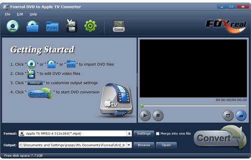 Foxreal DVD to Apple TV Converter V