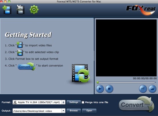 Foxreal MTS/M2TS Converter for Mac V