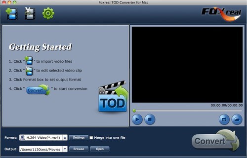 Foxreal TOD Converter for Mac V