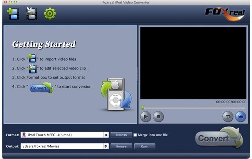 Foxreal iPod Video Converter for Mac V