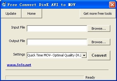 Free Convert DivX AVI to MOV