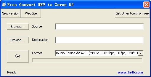 Free Convert MKV to Cowon D2