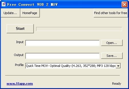 Free Convert VOB 2 MOV